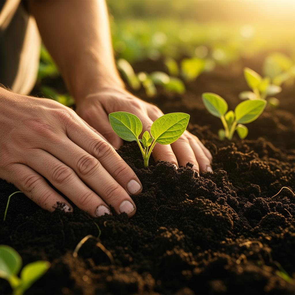 Rich regenerative soil at Solareinas